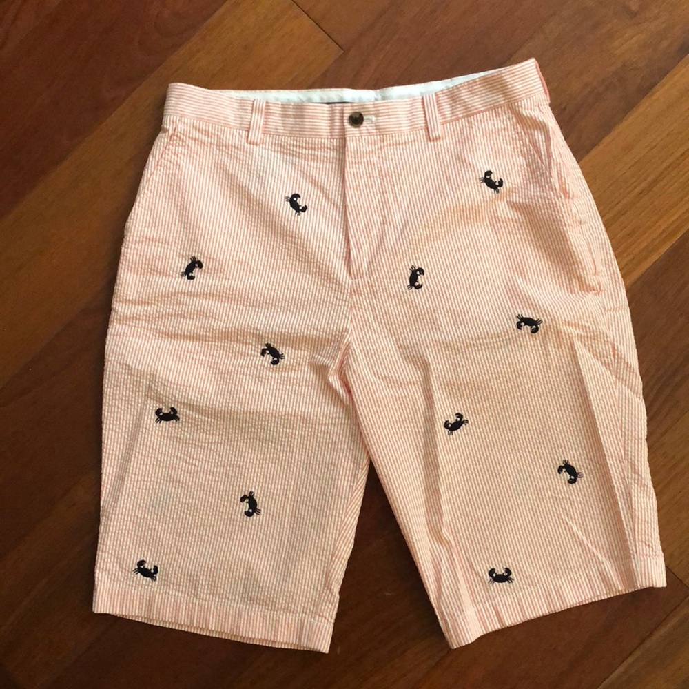 Brooks Brothers Fleece Seersucker Shorts